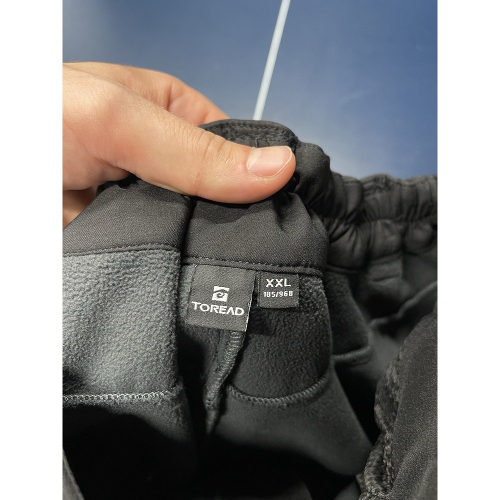 TOREAD Men's Softshell Outdoor Pants Fleece Lined, Water Resistant Windproof XXL - Picture 5 of 8
